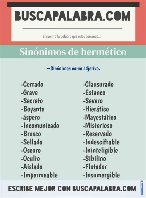 sinonimo de hermetico